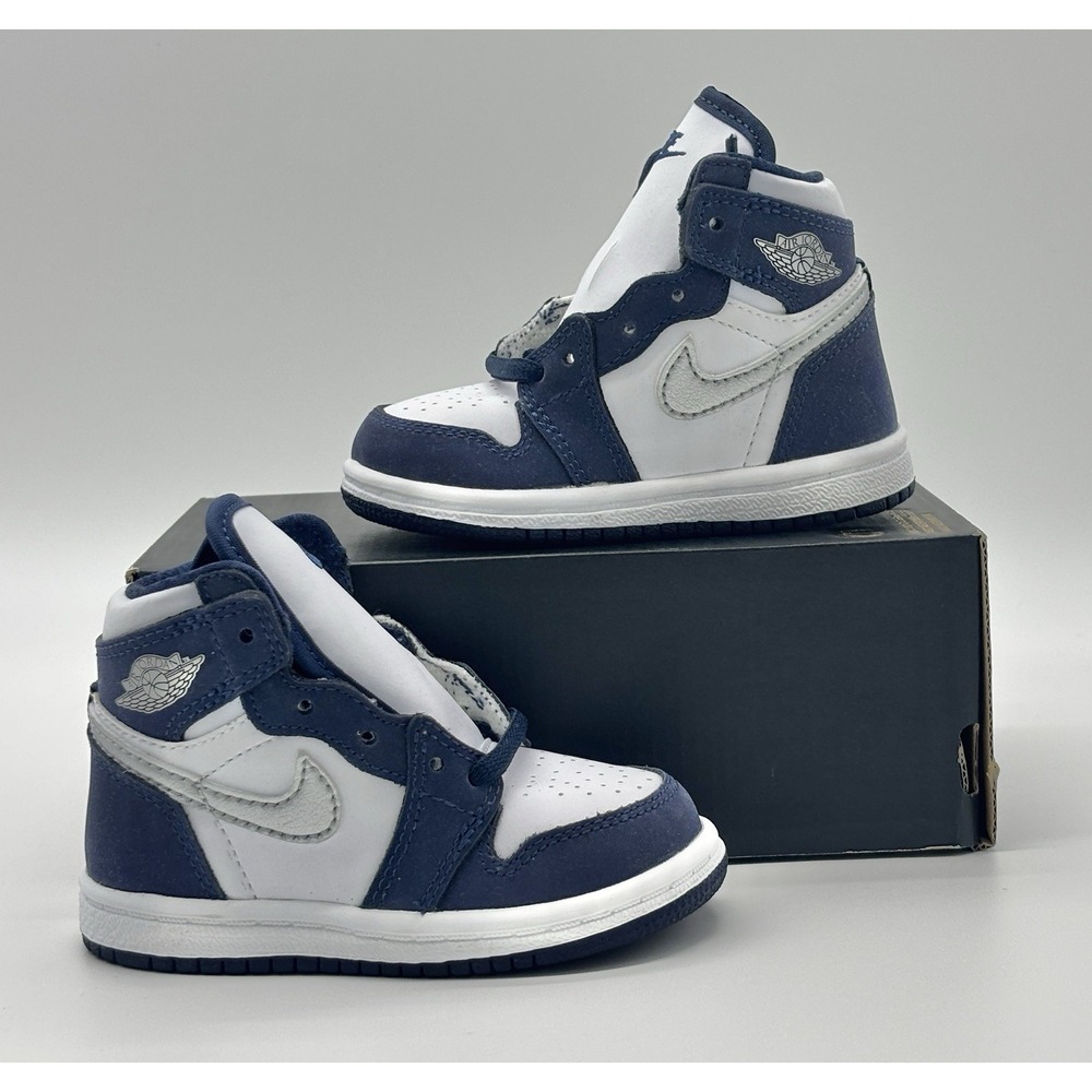 Nike Air Jordan Retro 1 High CO JP‎ TD Midnight Navy Size 5c AQ2665 141